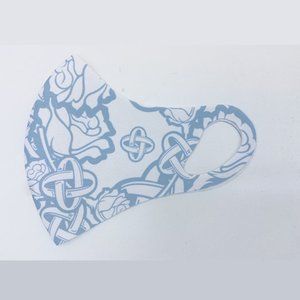 Floral Blue Designer Edition Micro-Shield Mask